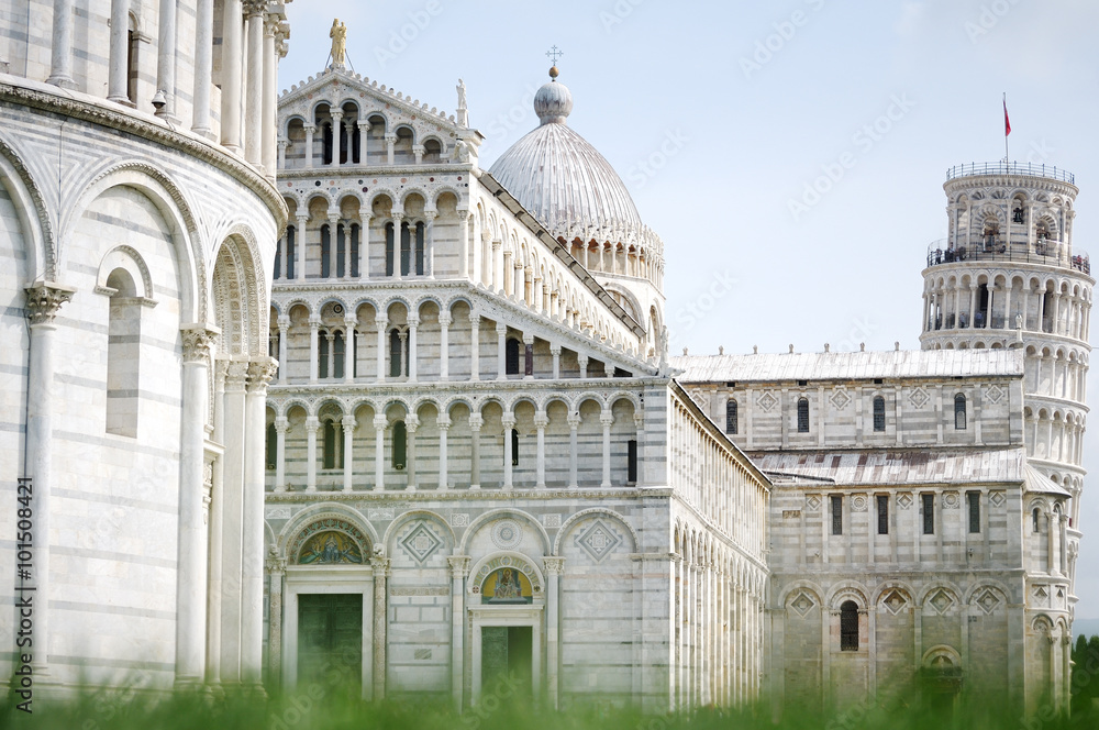 Pisa cathedral and tower, Tuscany, Italy