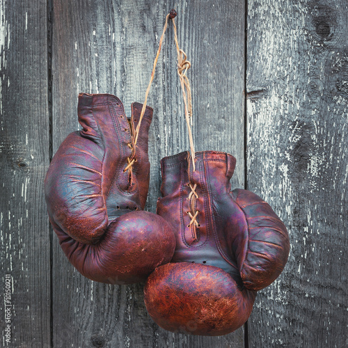 Old boxing gloves