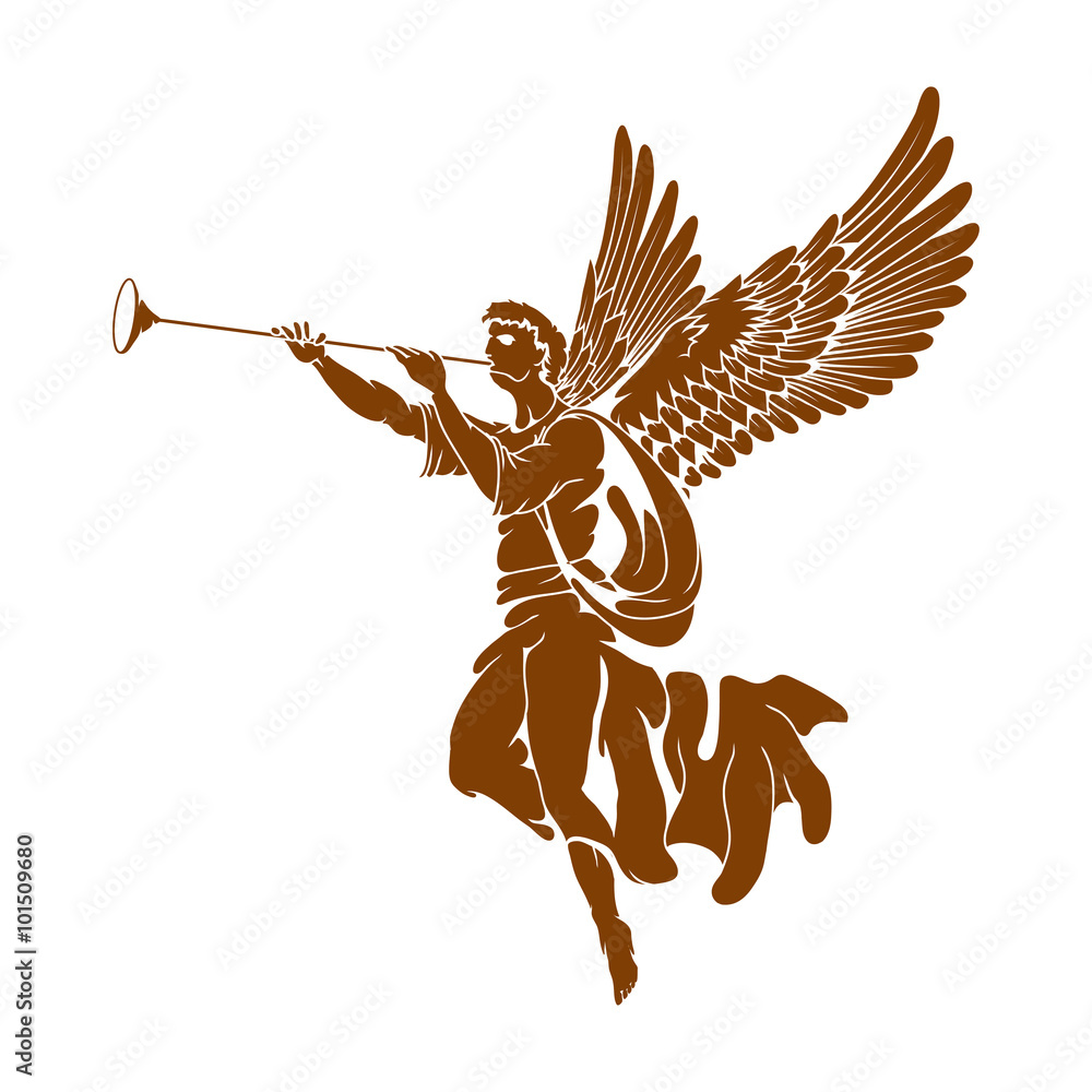 Fotografie Angel with trumpet