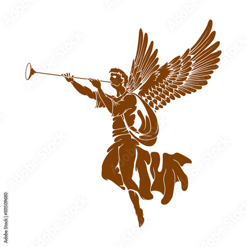 Angel with trumpet