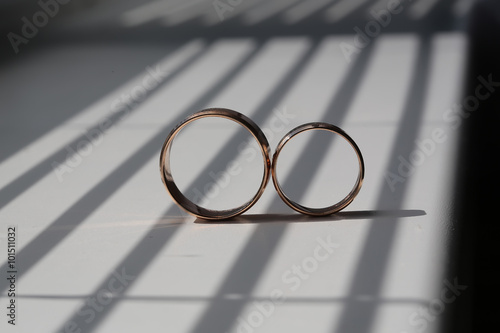 Two beautiful golden rings