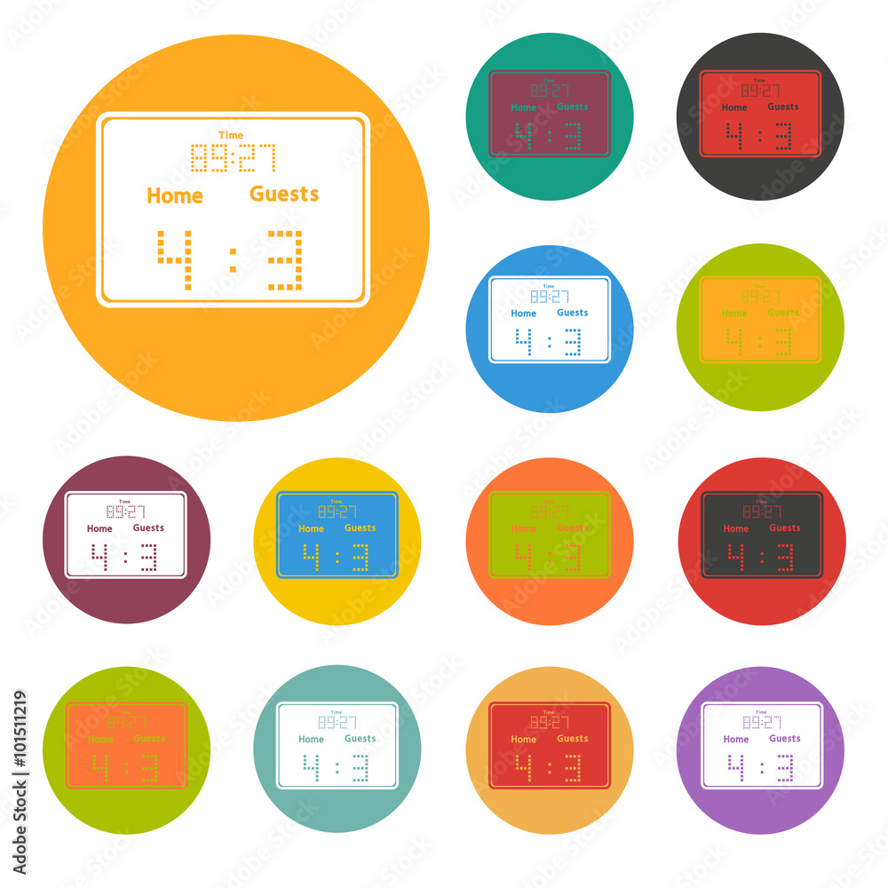scoreboard icon scoreboard icon