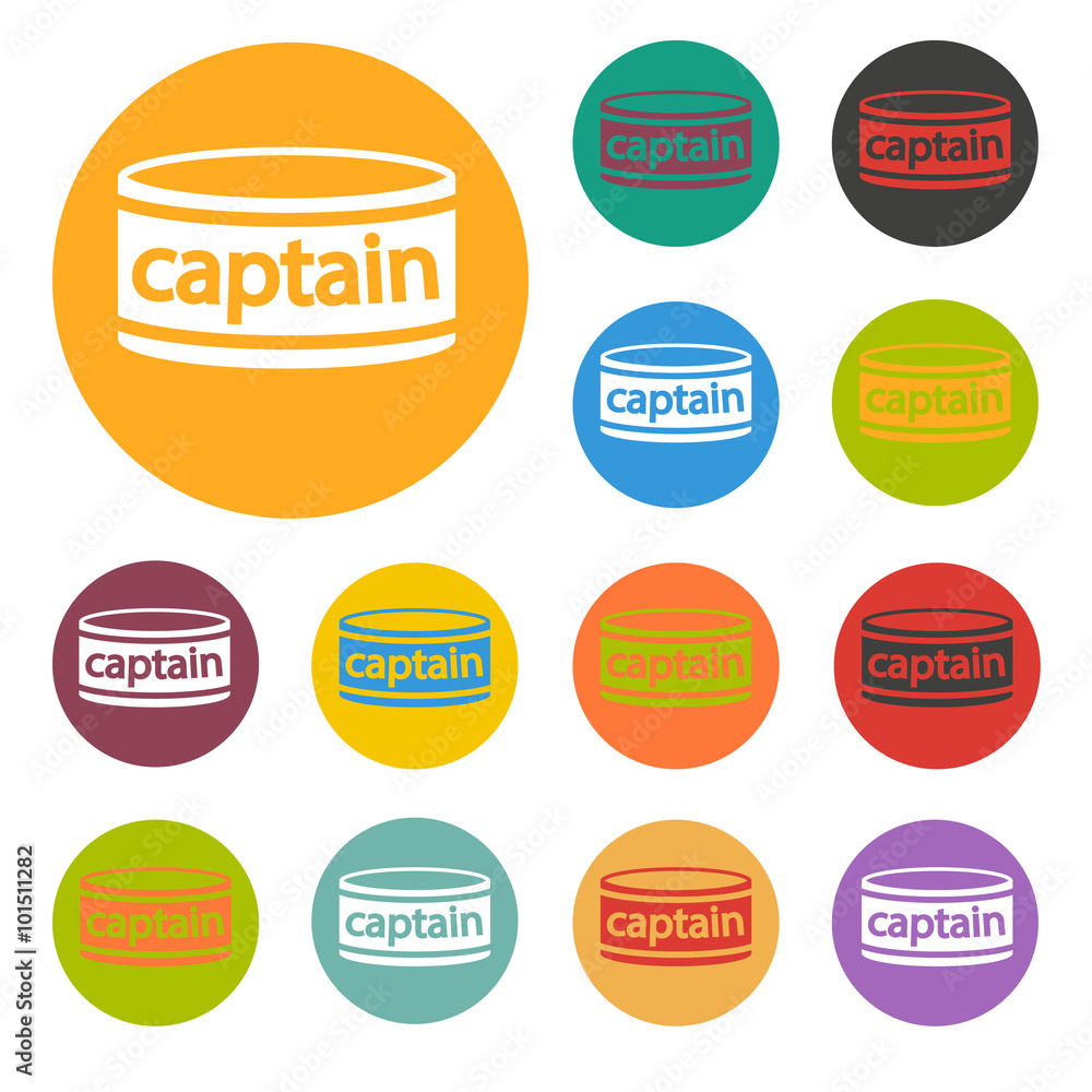 Fototapeta premium captain armband icon