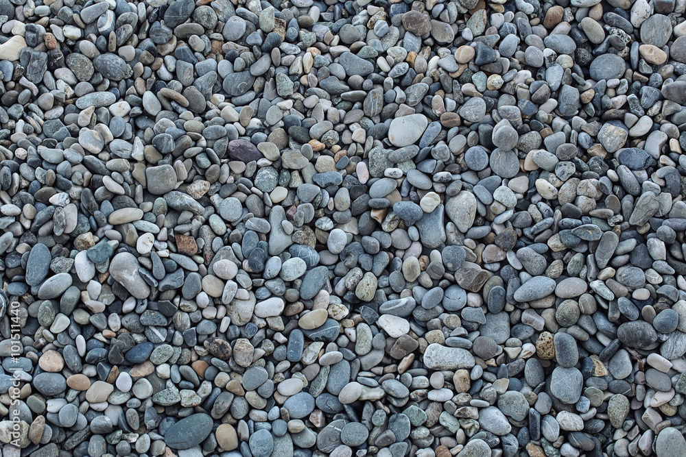 Large quantities of grey pebbles Large quantities of grey pebbles