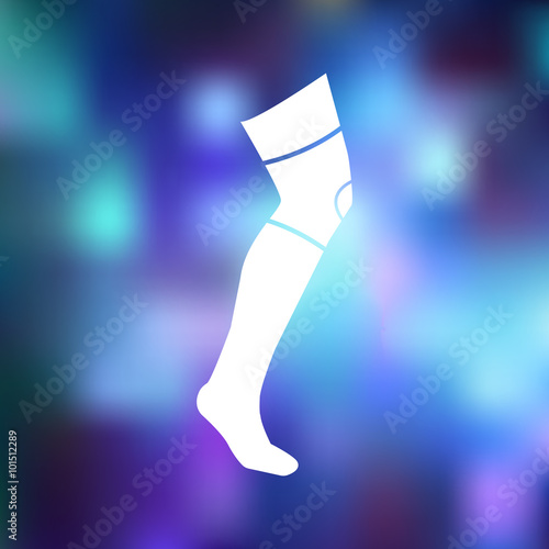 bandage on a leg icon