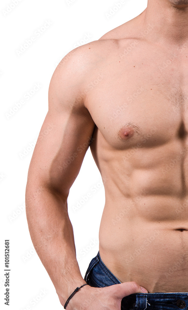 Uomo con corpo perfetto Uomo con corpo perfetto