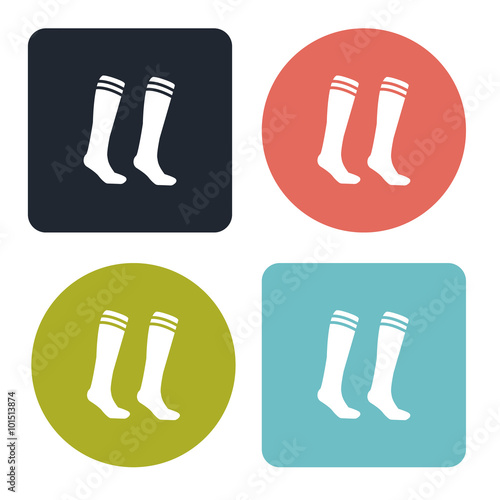 Football socks icon