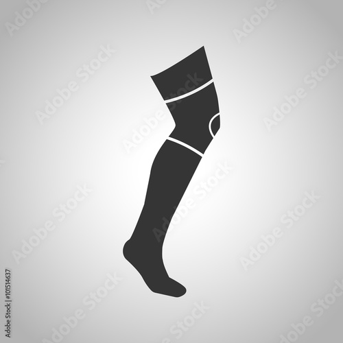 bandage on a leg icon