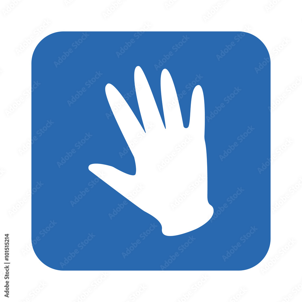 Fototapeta premium rubber glove icon