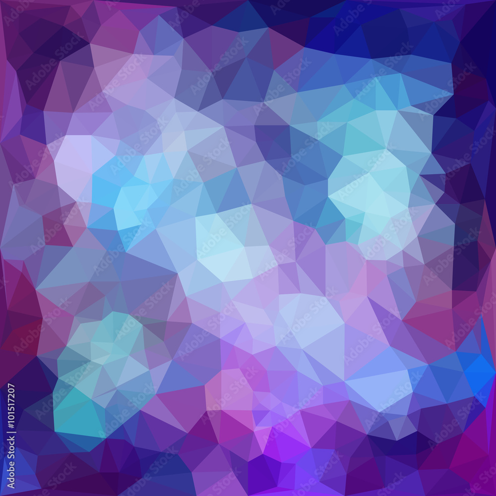 Obraz premium Vivid color polygonal background