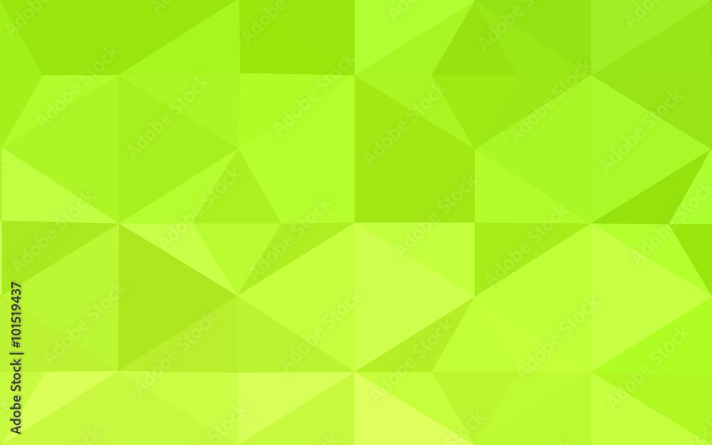 Fototapeta premium Multicolor green, yellow, orange polygonal design pattern, which consist of triangles and gradient in origami style.