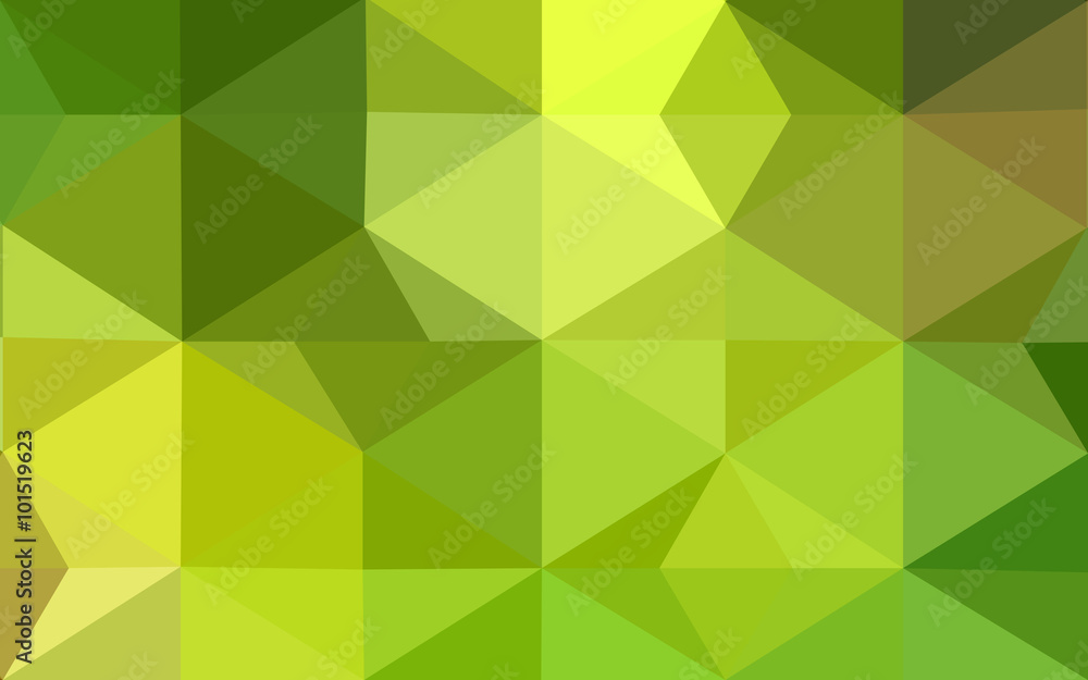 Obraz premium Multicolor green, yellow, orange polygonal design pattern, which consist of triangles and gradient in origami style.