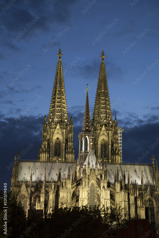 Facade of Cologne Cathedral, Germany