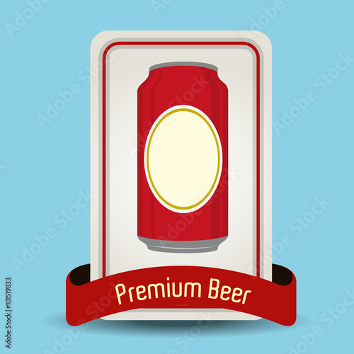 Premium beer graphic
