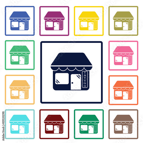 tattoo salon icon