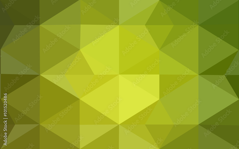 Obraz premium Multicolor green, yellow, orange polygonal design pattern, which consist of triangles and gradient in origami style.