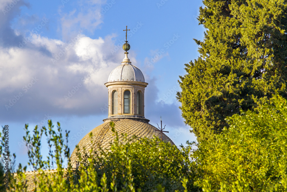 cupola chiesa santissimi Giovanni e Paolo Roma