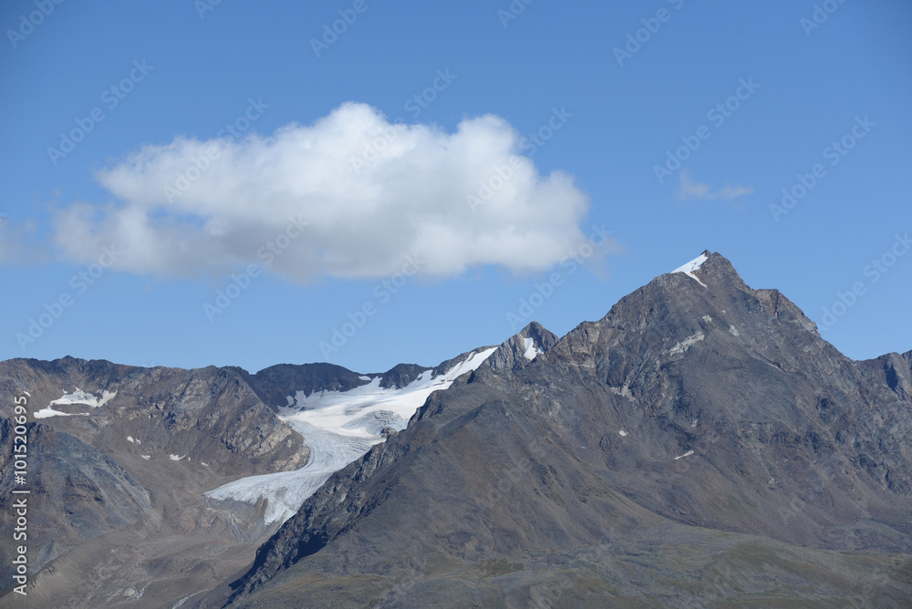 Berge bei Vent in den Ötztaler Alpen