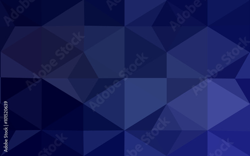 Dark purple polygonal design pattern, which consist of triangles and gradient in origami style.