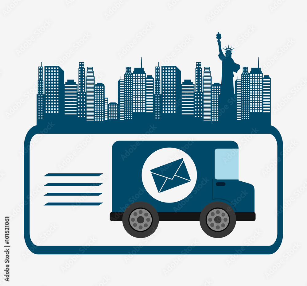 post mail service design 