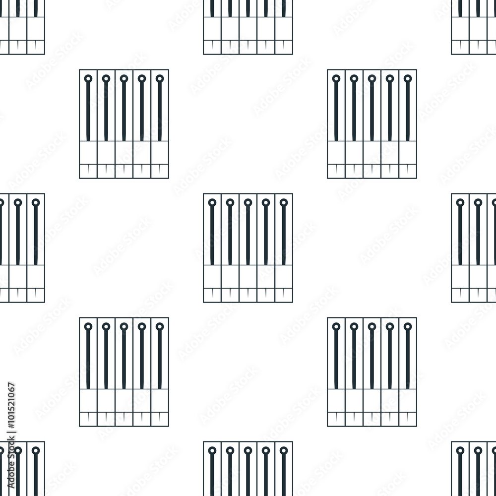 Obraz premium tattoo needle icon