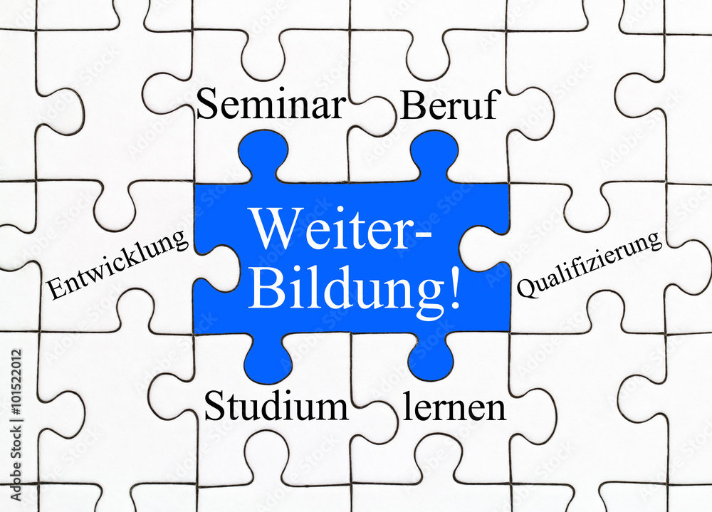Weiterbildung!