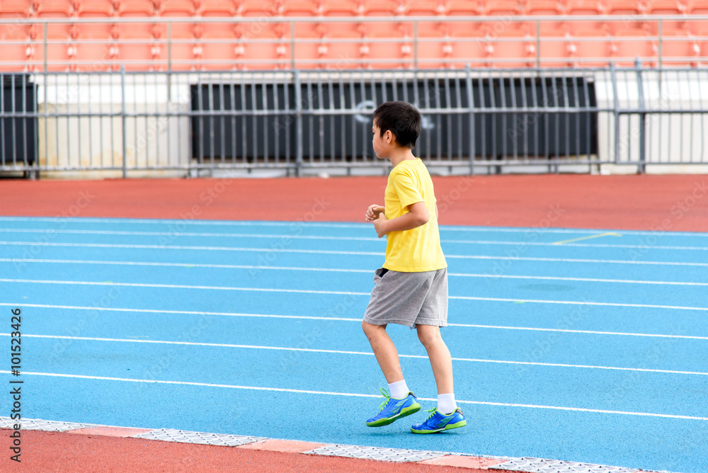 Obraz premium Child running