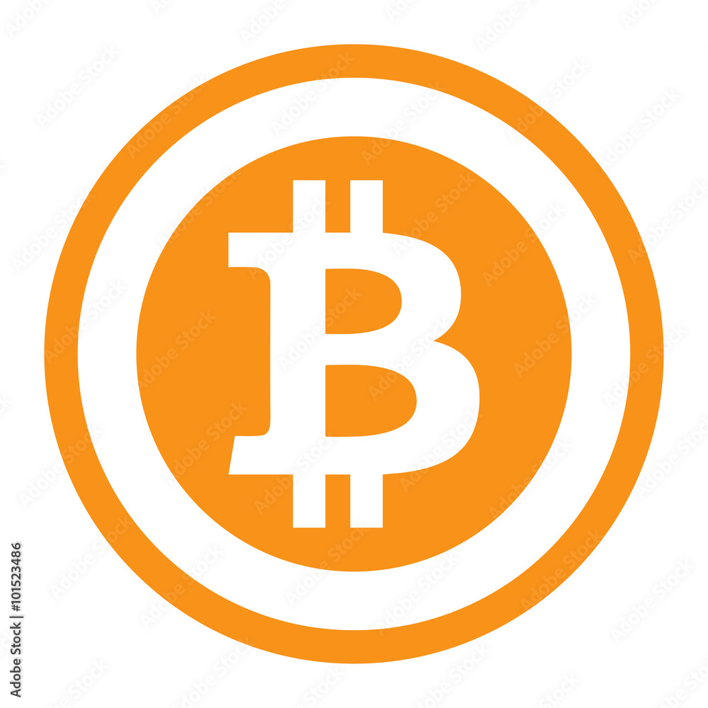 Bitcoin symbol in flat design. Vector illustration. Bitcoin symbol in flat design. Vector illustration.