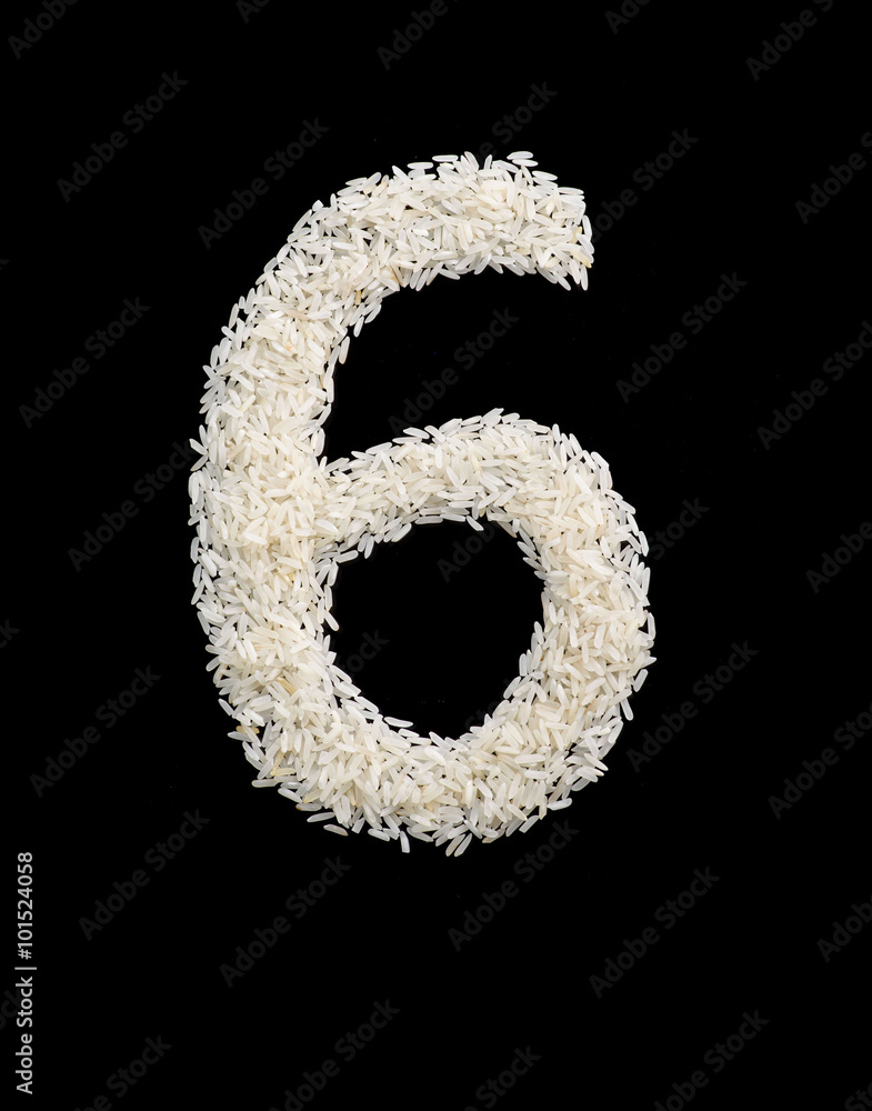 Rice numeric six