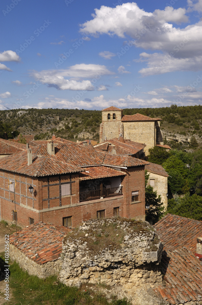 medieval villlage of Calatañazor, Soria province, Casitlla y Le