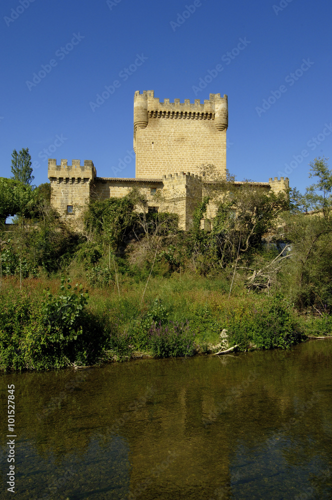 Castle of Cuzcurrita de Rio Tirón, XIV century,La Rioja, Spain