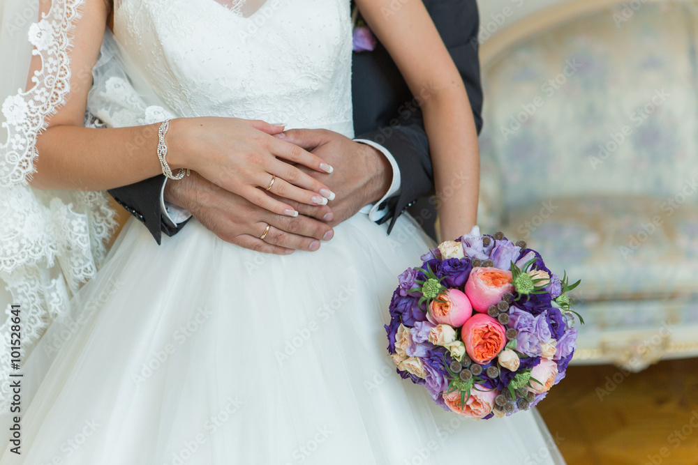 Wedding bouquet of the bride Wedding bouquet of the bride