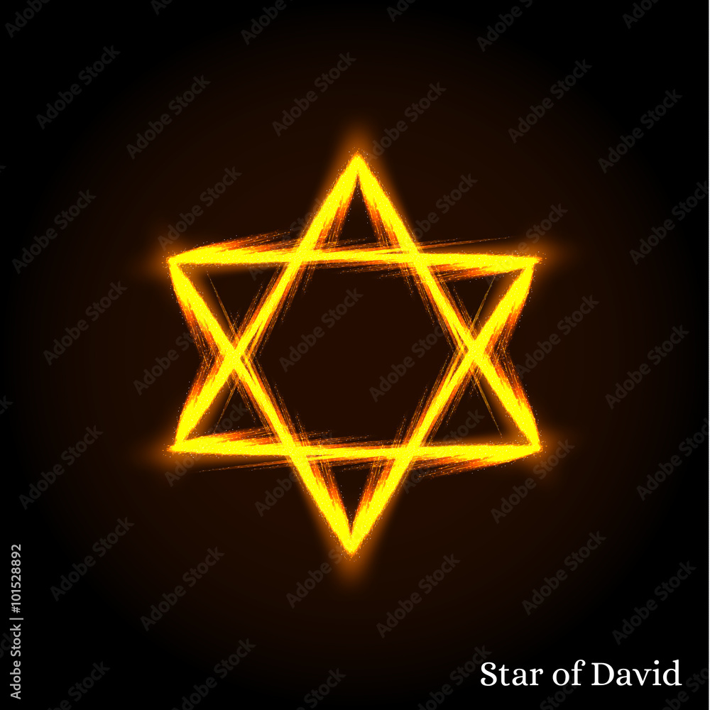 The Star Of David. The Shield Of David. Hexagram. The Star Of David. The Shield Of David. Hexagram.