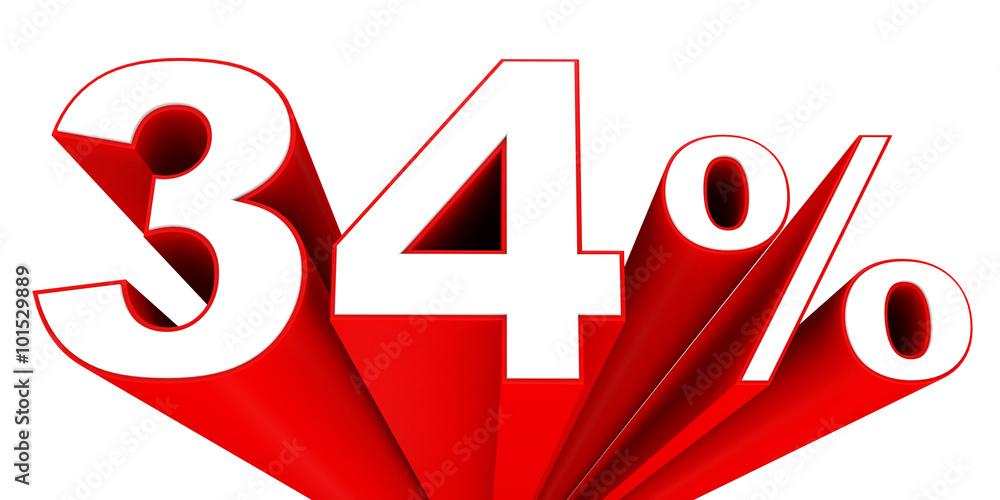 Discount 34 percent off sale. Discount 34 percent off sale.