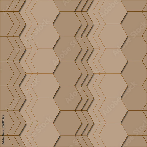 Abstract geometric pattern in brown colors.