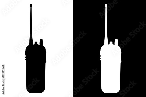 Walkie talkie.  icon.