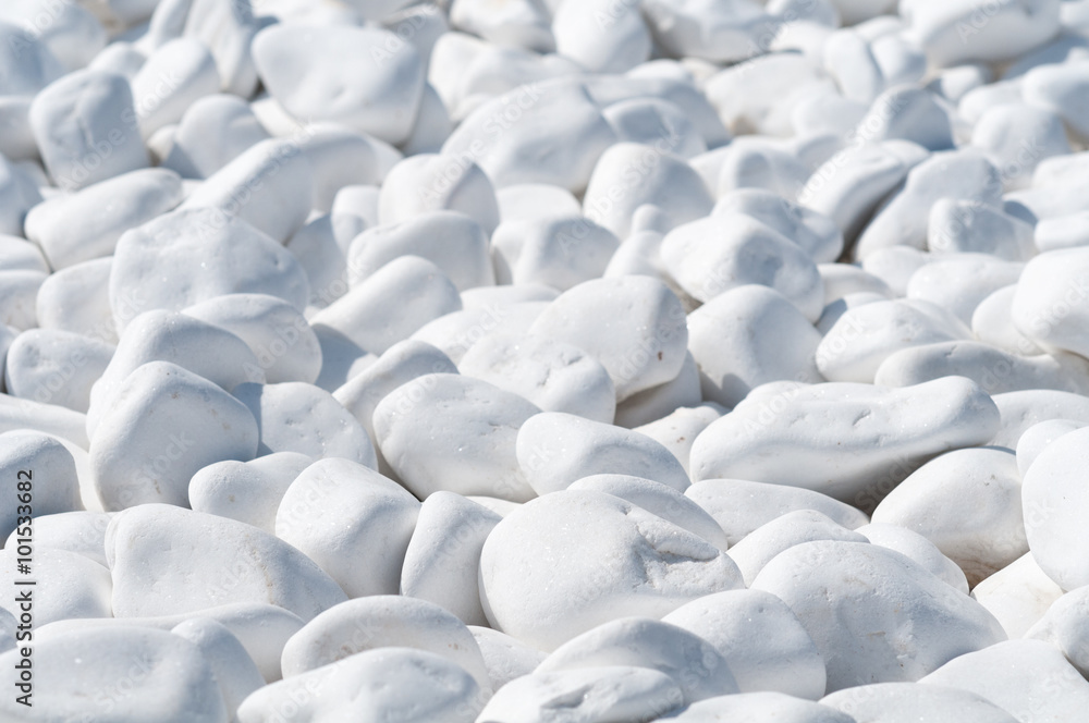 Obraz premium Small White Pebbles