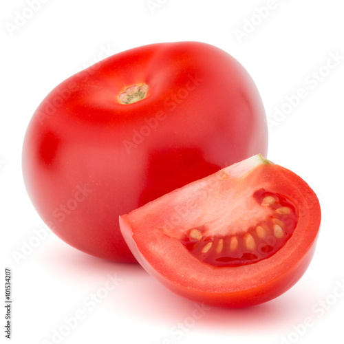 Foto Tomato vegetable isolated on white background cutout