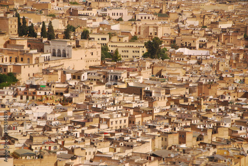 Marokko - Panorama der Altstadt von Fes