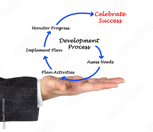 Diagram of development process