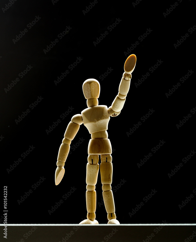 Fotografie Human wood manikin