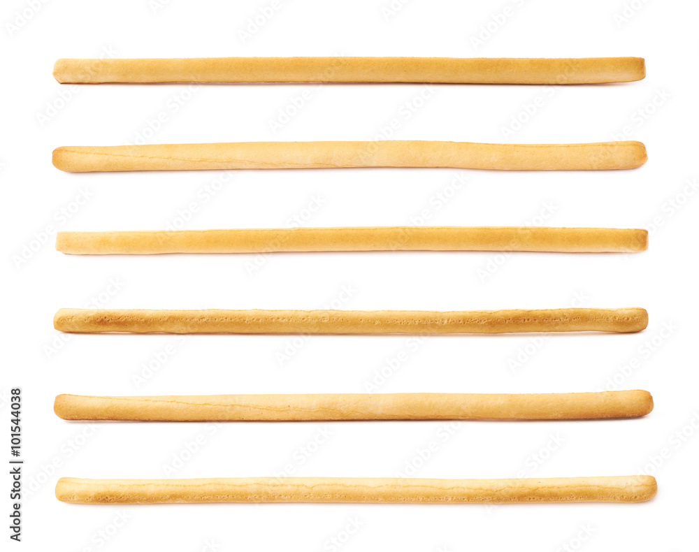 Single bread stick isolated