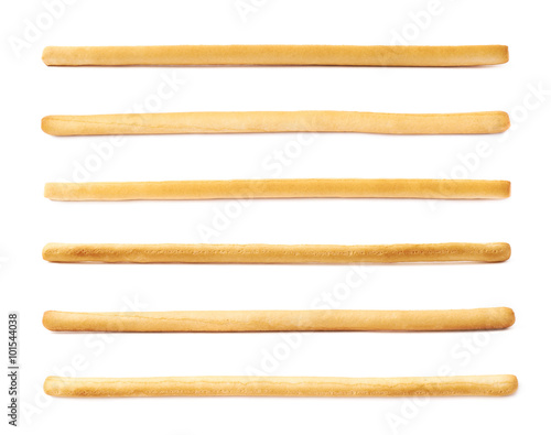 Single bread stick isolated