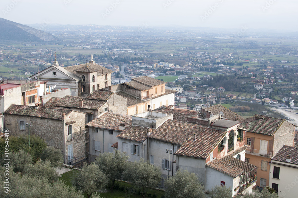 the city of Ferentino in the Lazio region in Italy