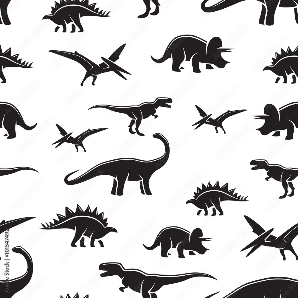 Dinosaur seamless pattern