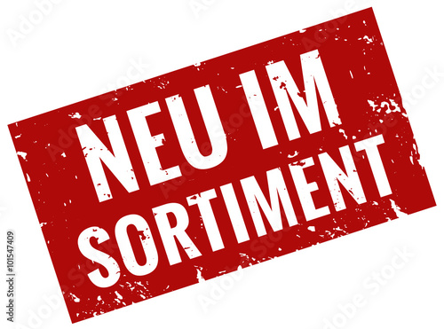 Neu im Sortiment Stempel rot grunge