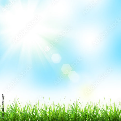 Abstract sunny spring background