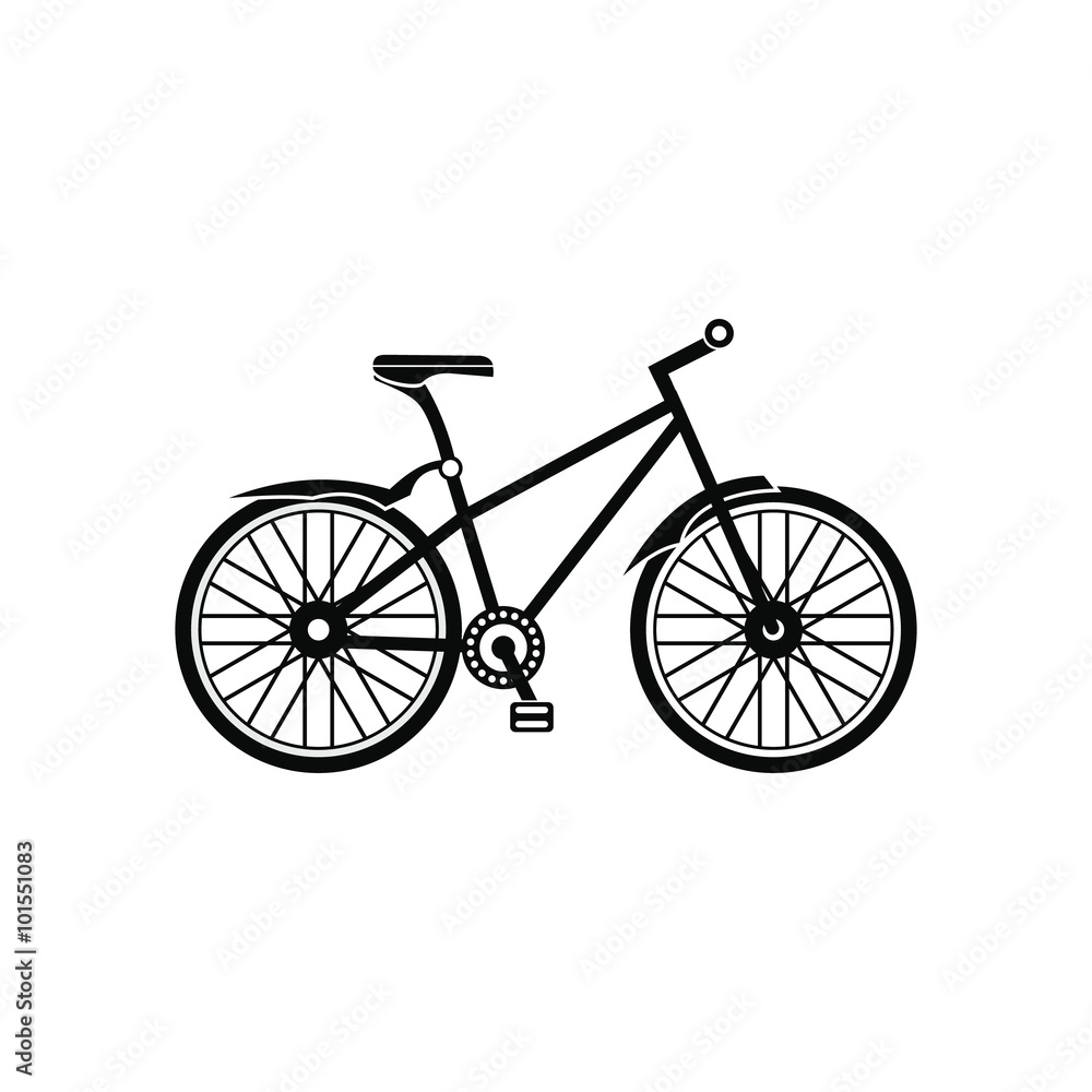 Bicycle black simple icon