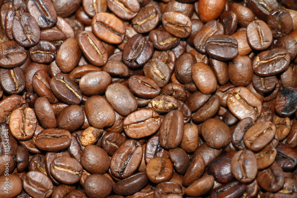 Obraz premium Coffee beans background