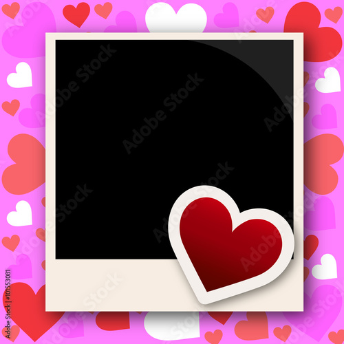 photo frame with love